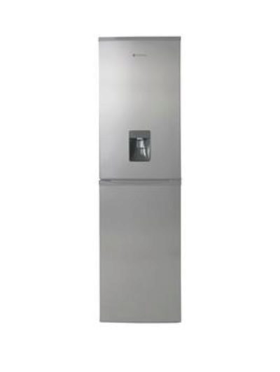 Hoover Hff195Xwk 55Cm Frost Free Fridge Freezer With Water Dispenser - Stainless Steel